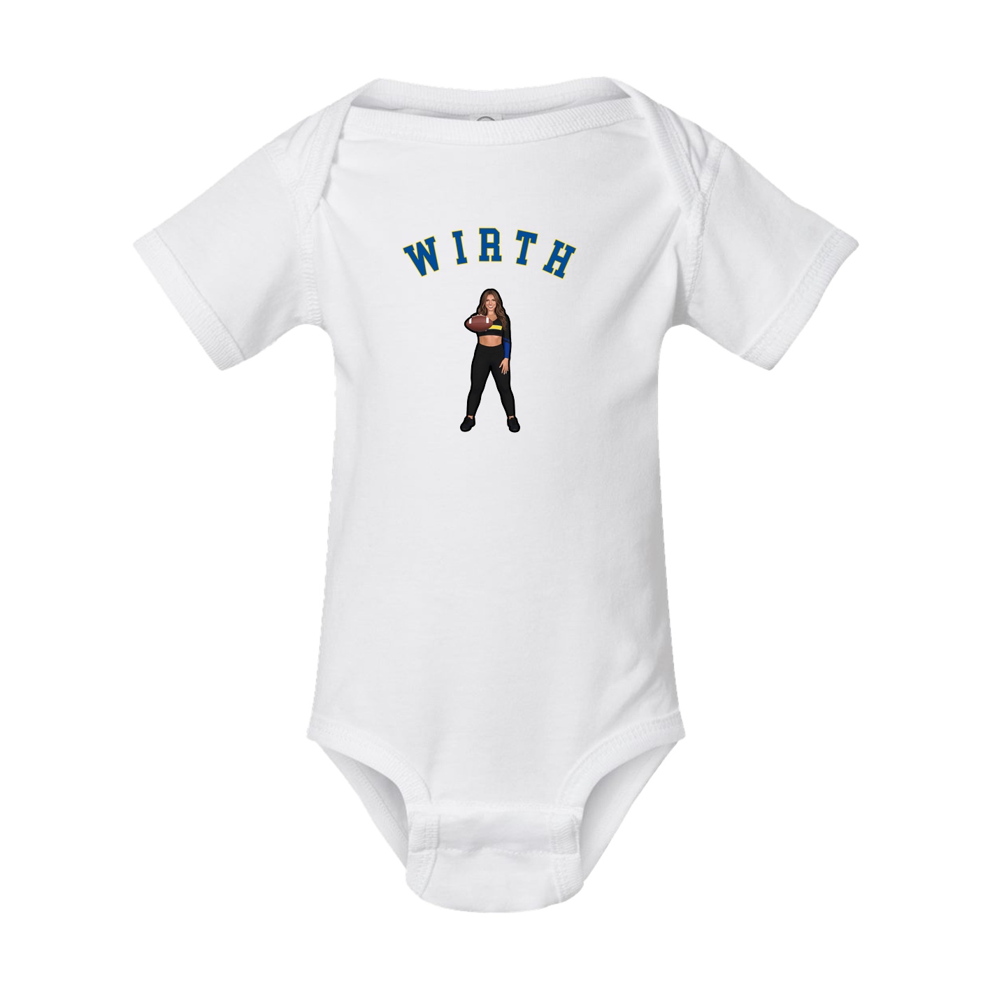 Baby Onesie — Shirsey Arch in White