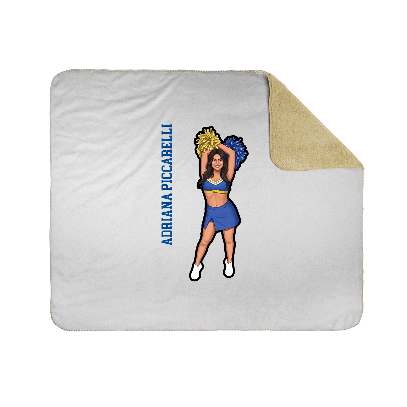 50x60 Sherpa Lined Throw Blanket