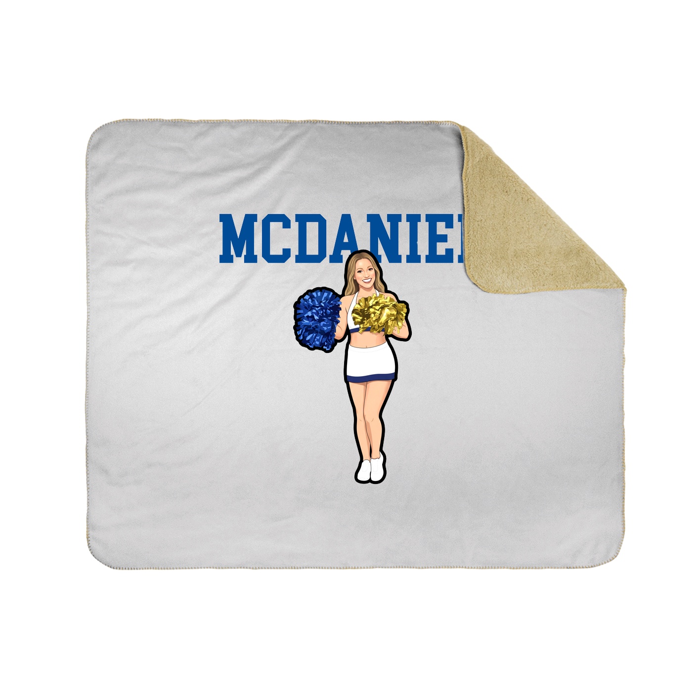 Throw Blanket — Shirsey in White