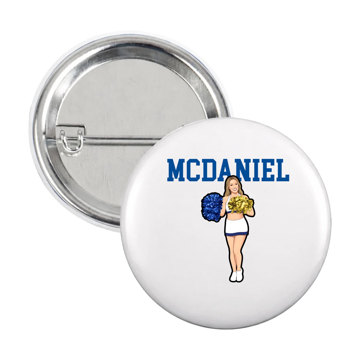 Game Day Button — Shirsey in White