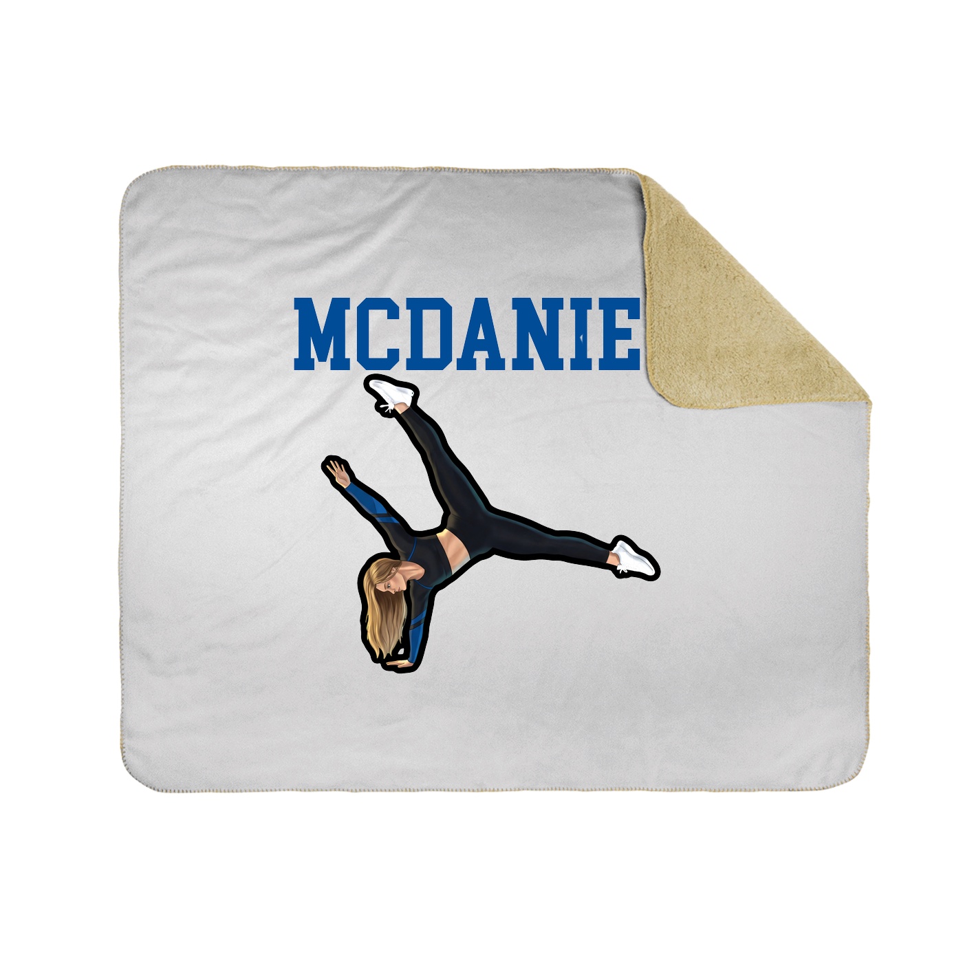 Throw Blanket — Shirsey in White