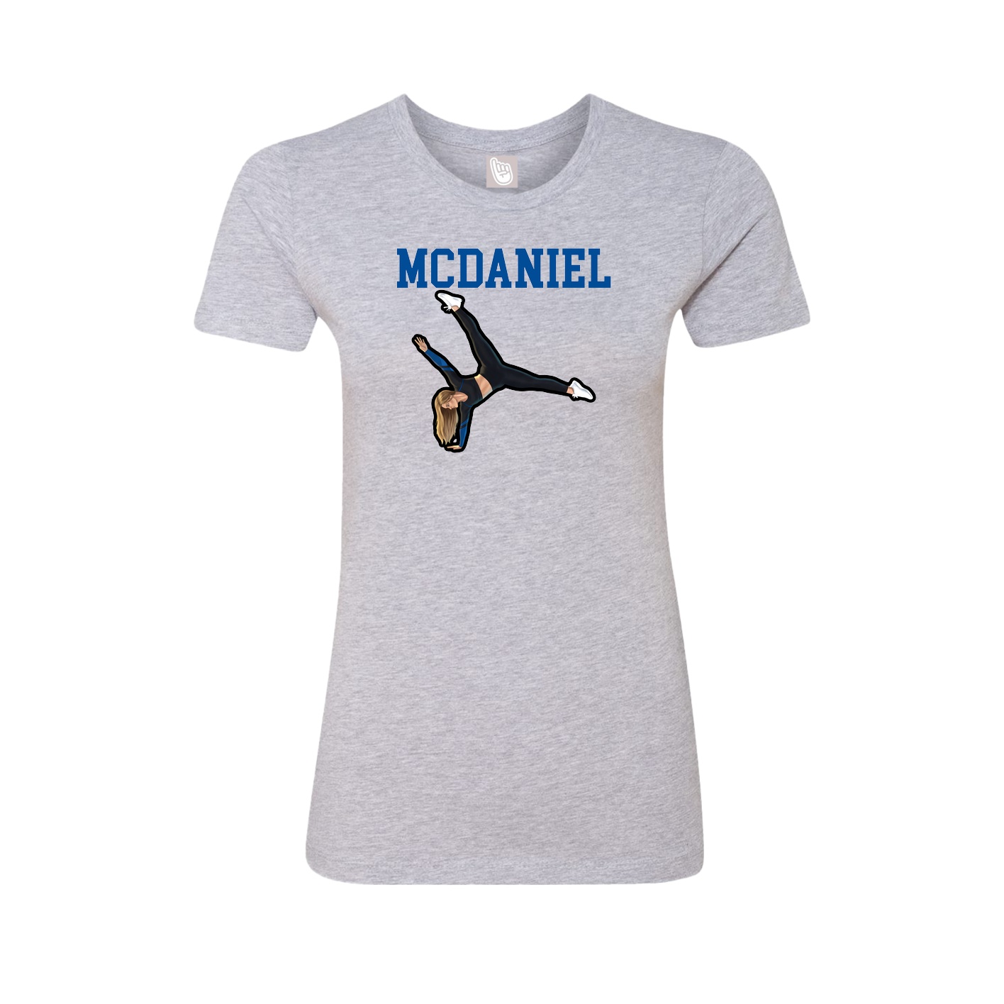 Fitted Women's Tee — Shirsey in Grey