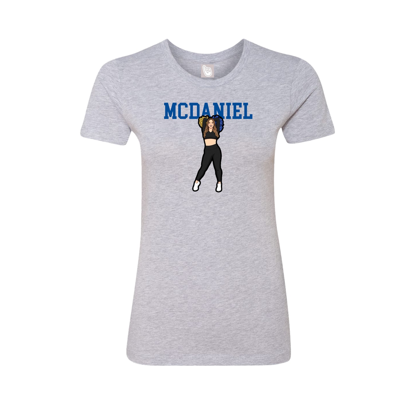 Fitted Women's Tee — Shirsey in Grey