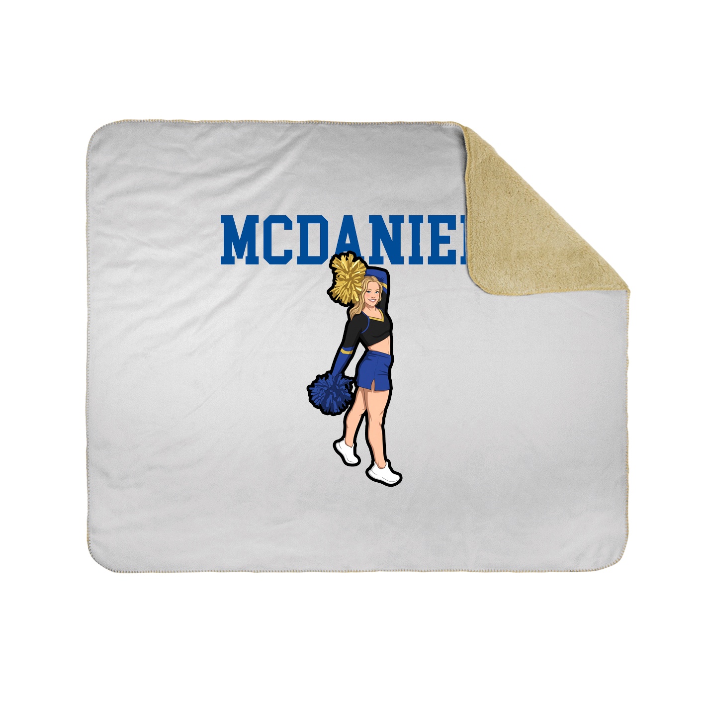Throw Blanket — Shirsey in White