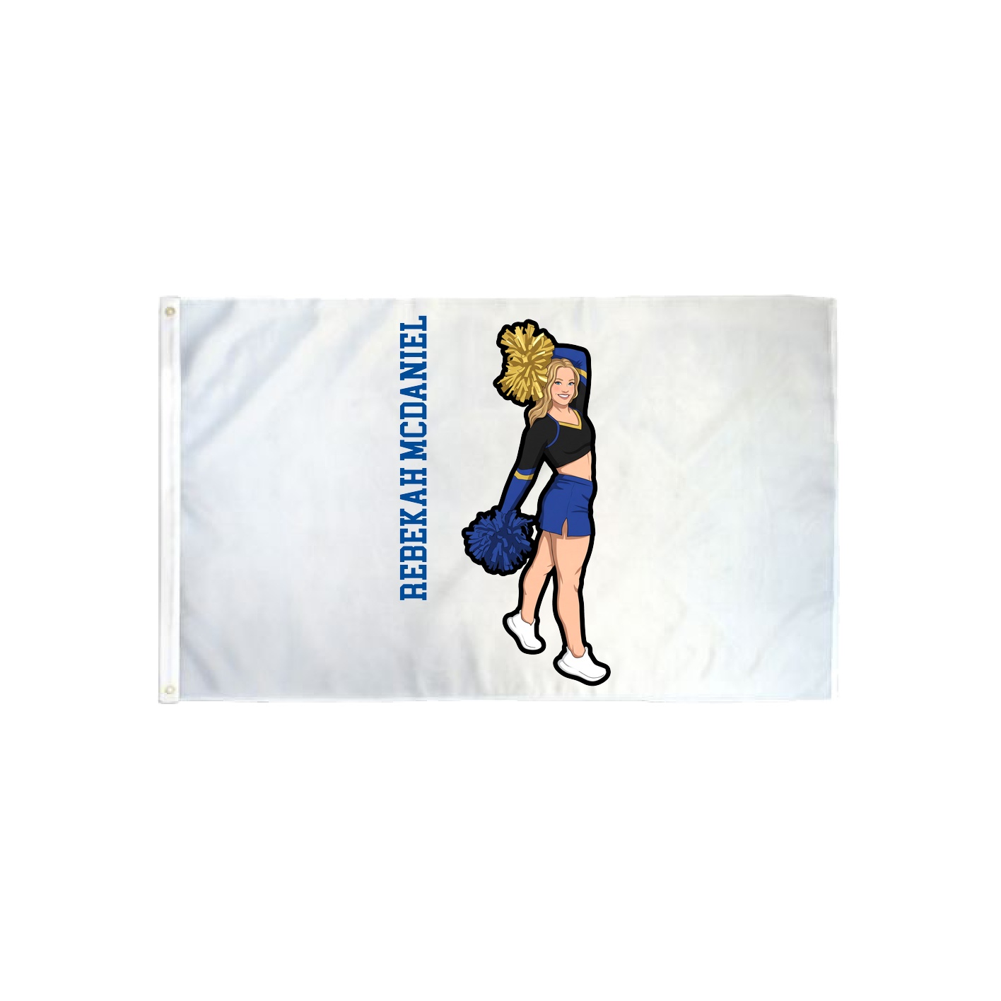 3x5 Flag — Name Vertical in Classic