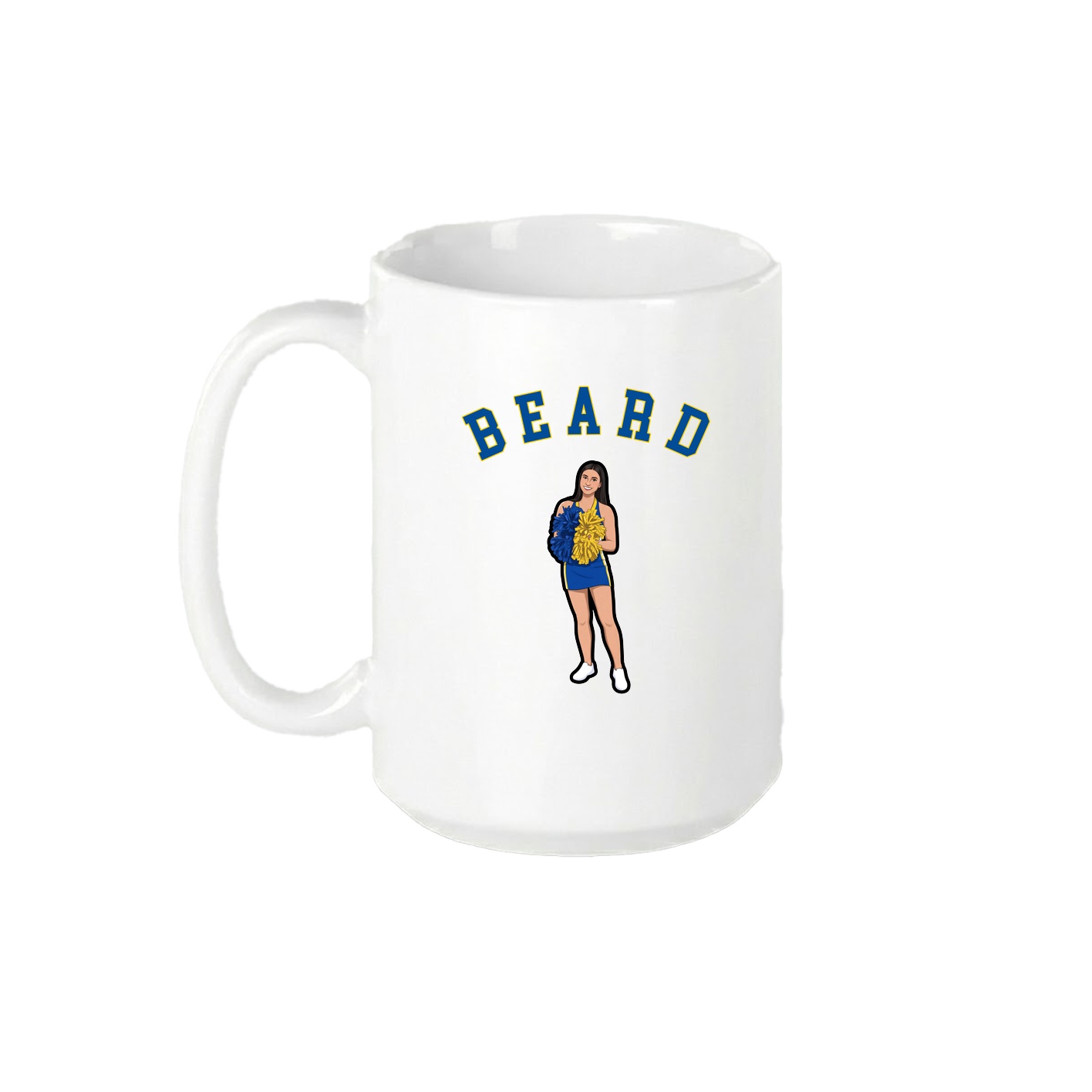15oz Coffee Mug — Shirsey Arch in White