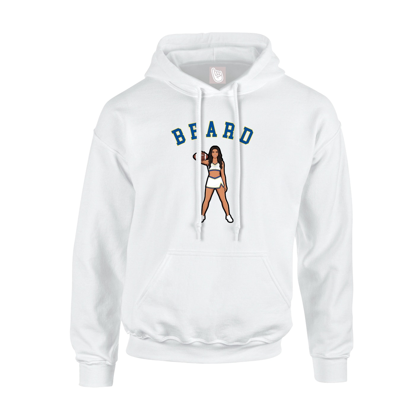 Hoodie — Shirsey Arch in White