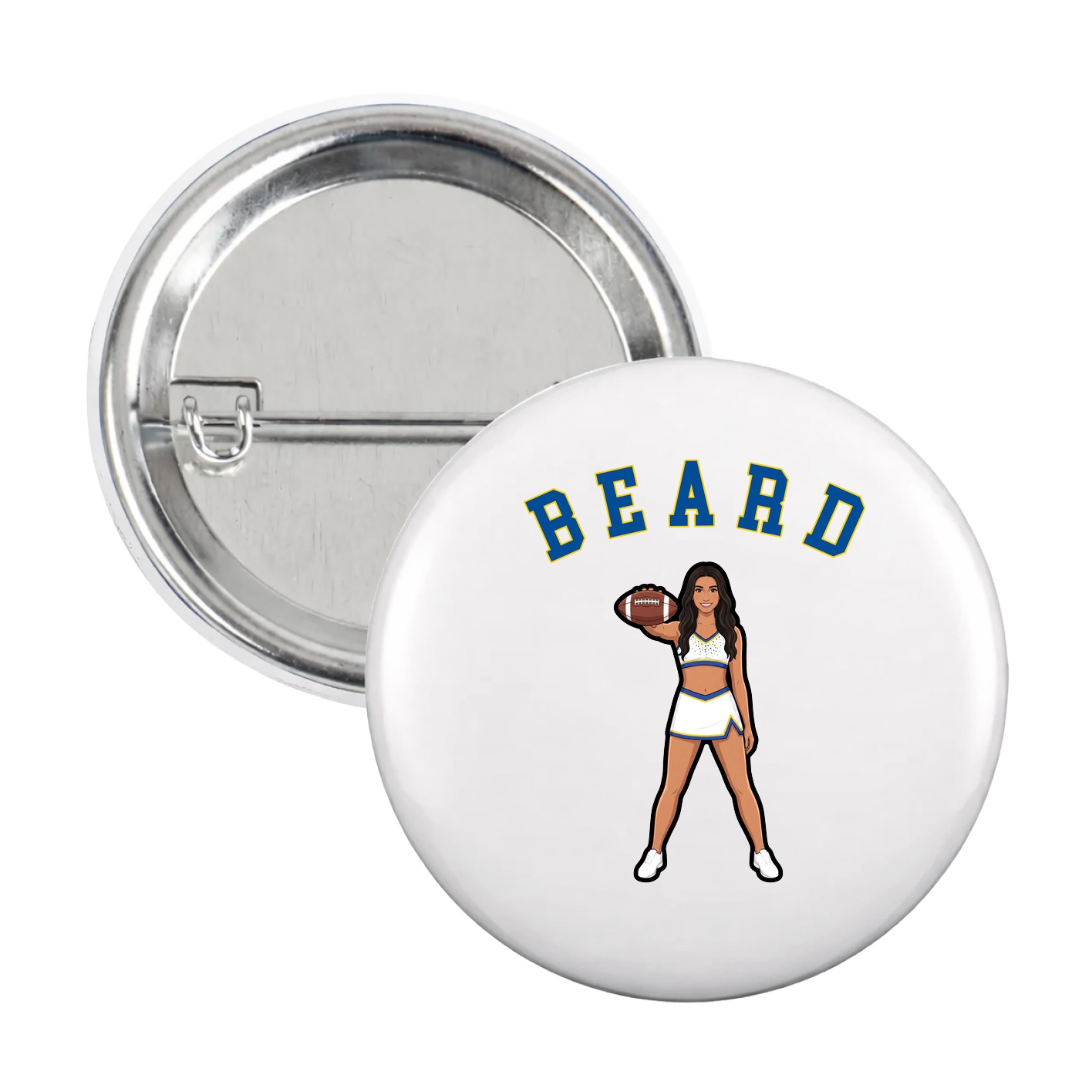 Game Day Button — Shirsey Arch in White