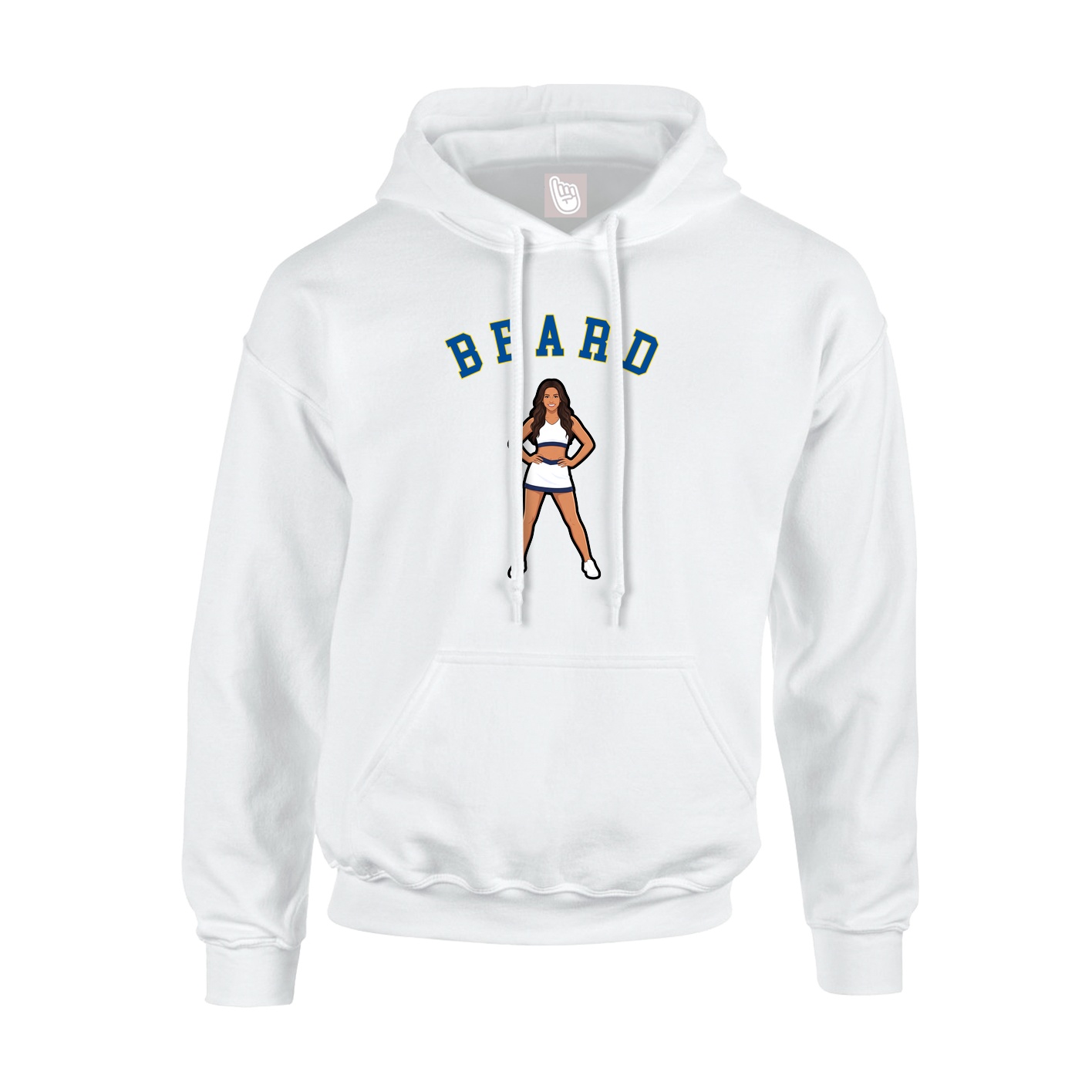 Hoodie — Shirsey Arch in White