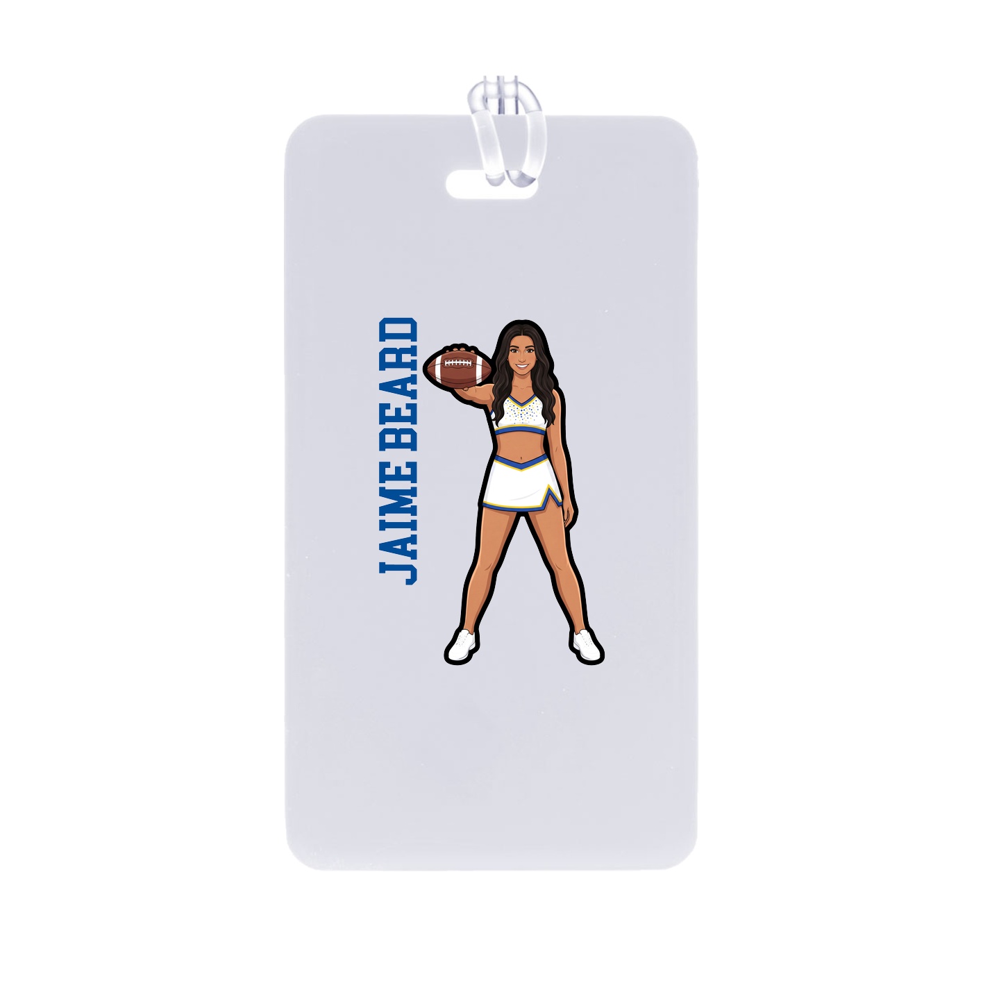 Bag Tag — Name Vertical in Classic