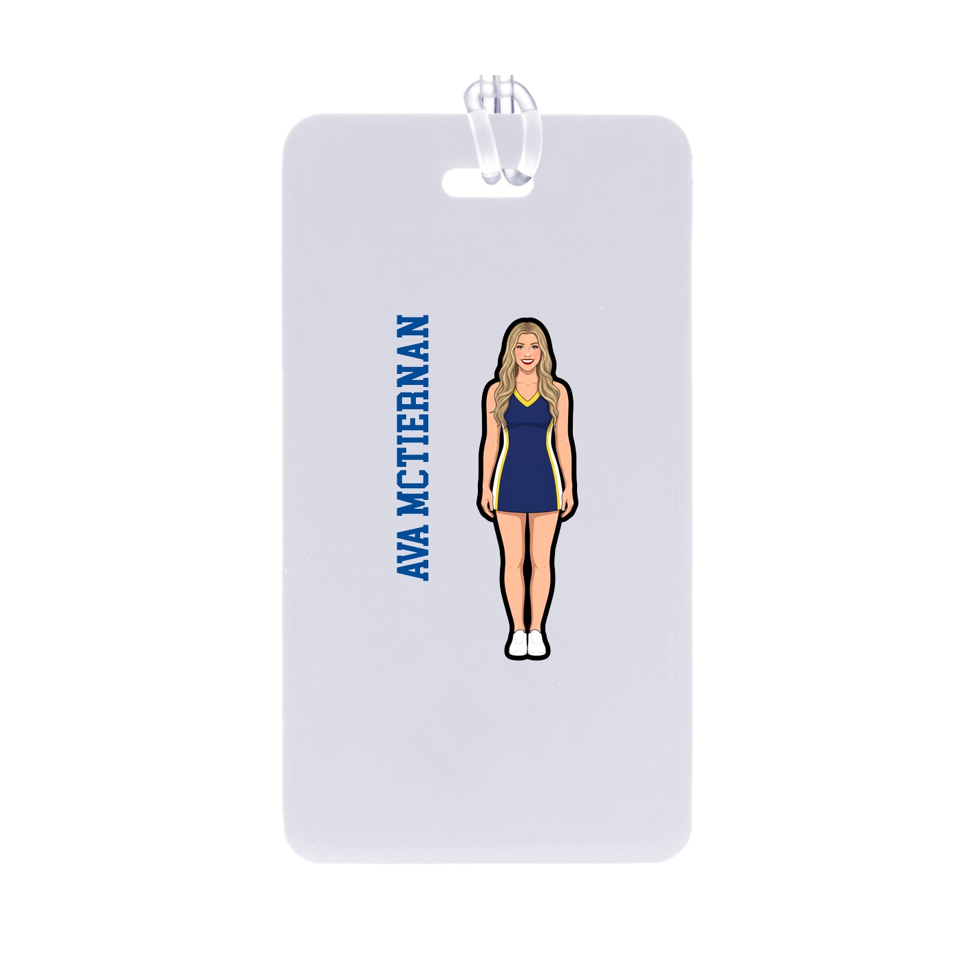 Bag Tag — Name Vertical in Classic