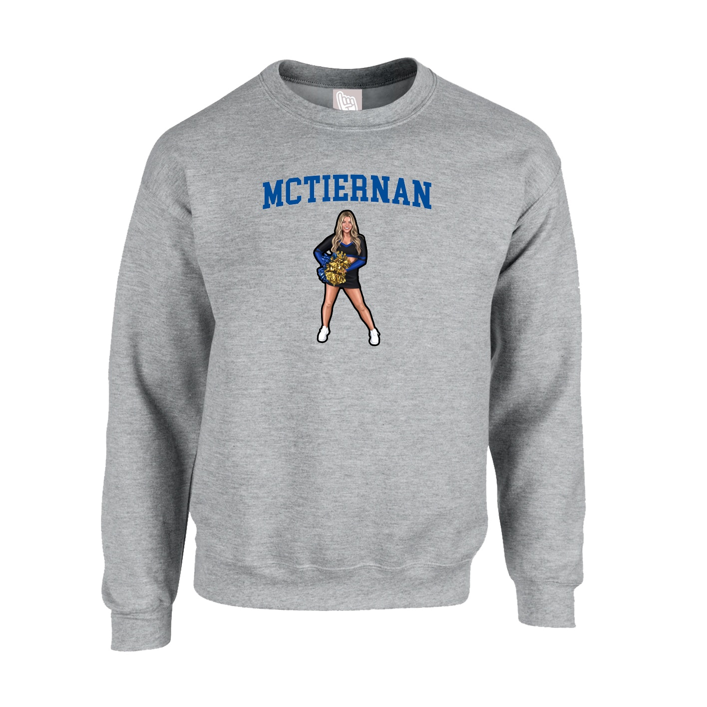 Fleece Crew — Shirsey in Grey