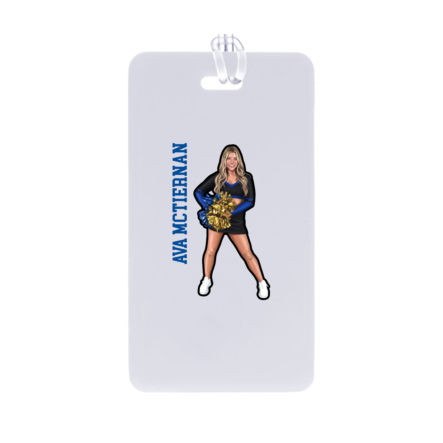 Bag Tag — Name Vertical in Classic