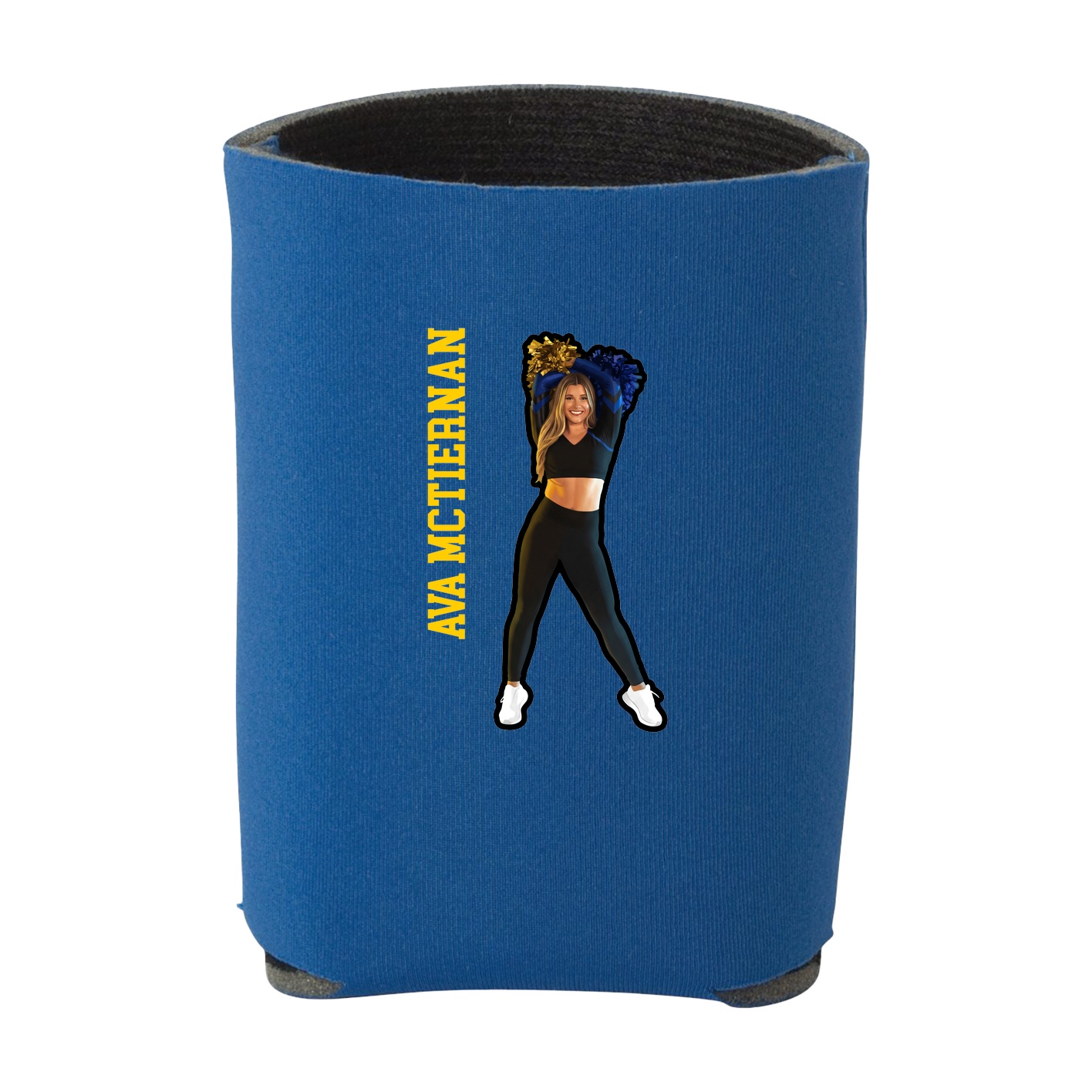 Can Holder — Name Vertical in Royal