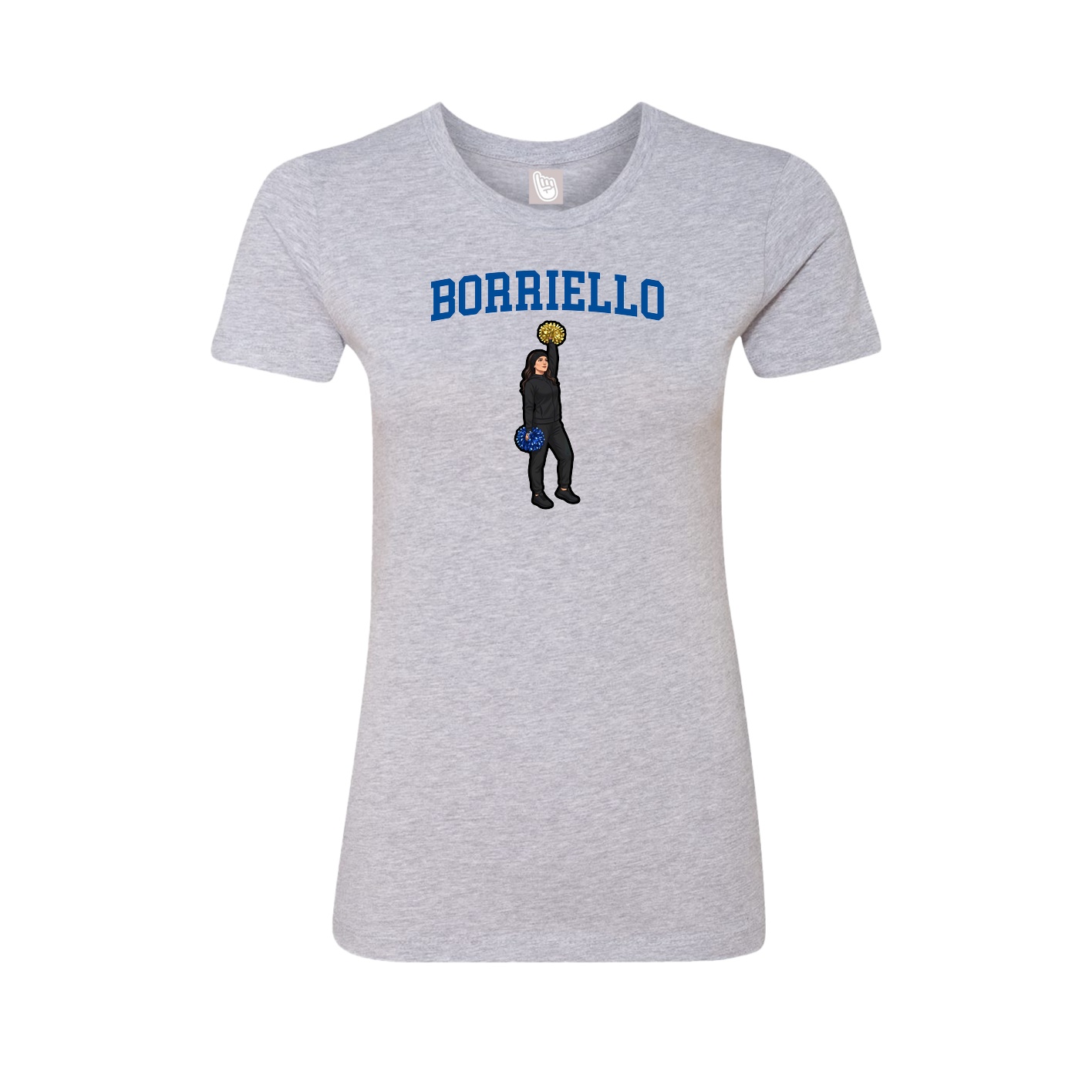 Fitted Women's Tee — Shirsey in Grey