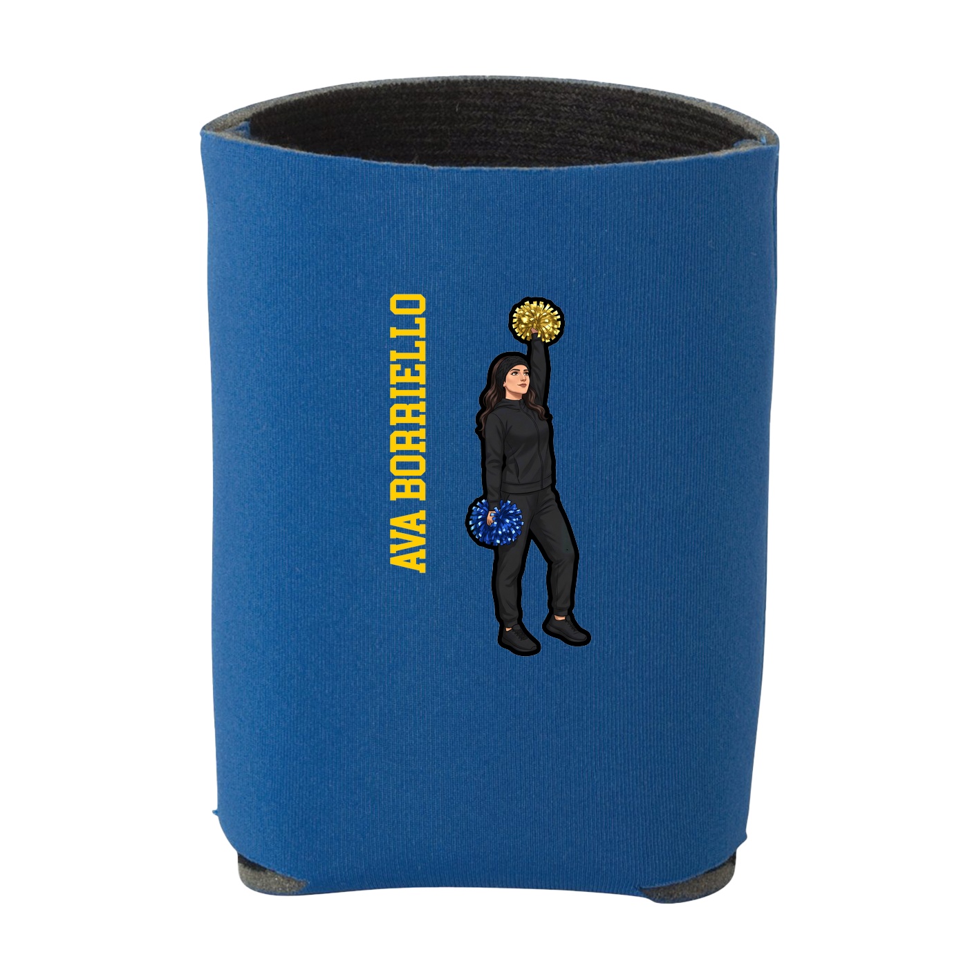 Can Holder — Name Vertical in Royal