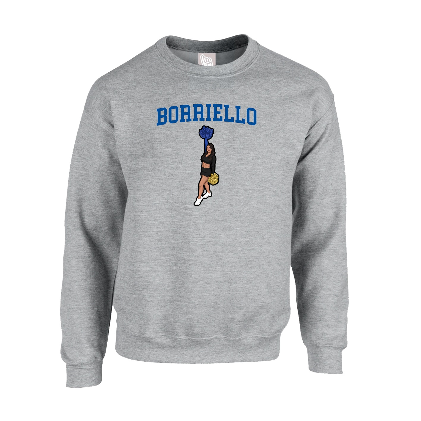 Fleece Crew — Shirsey in Grey