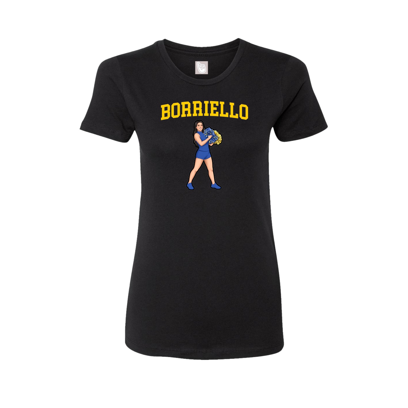 Fitted Women's Tee — Shirsey in Black