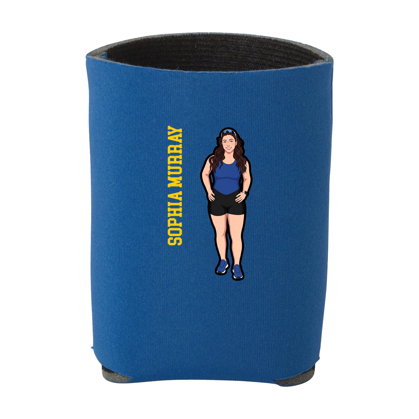 Can Holder — Name Vertical in Royal