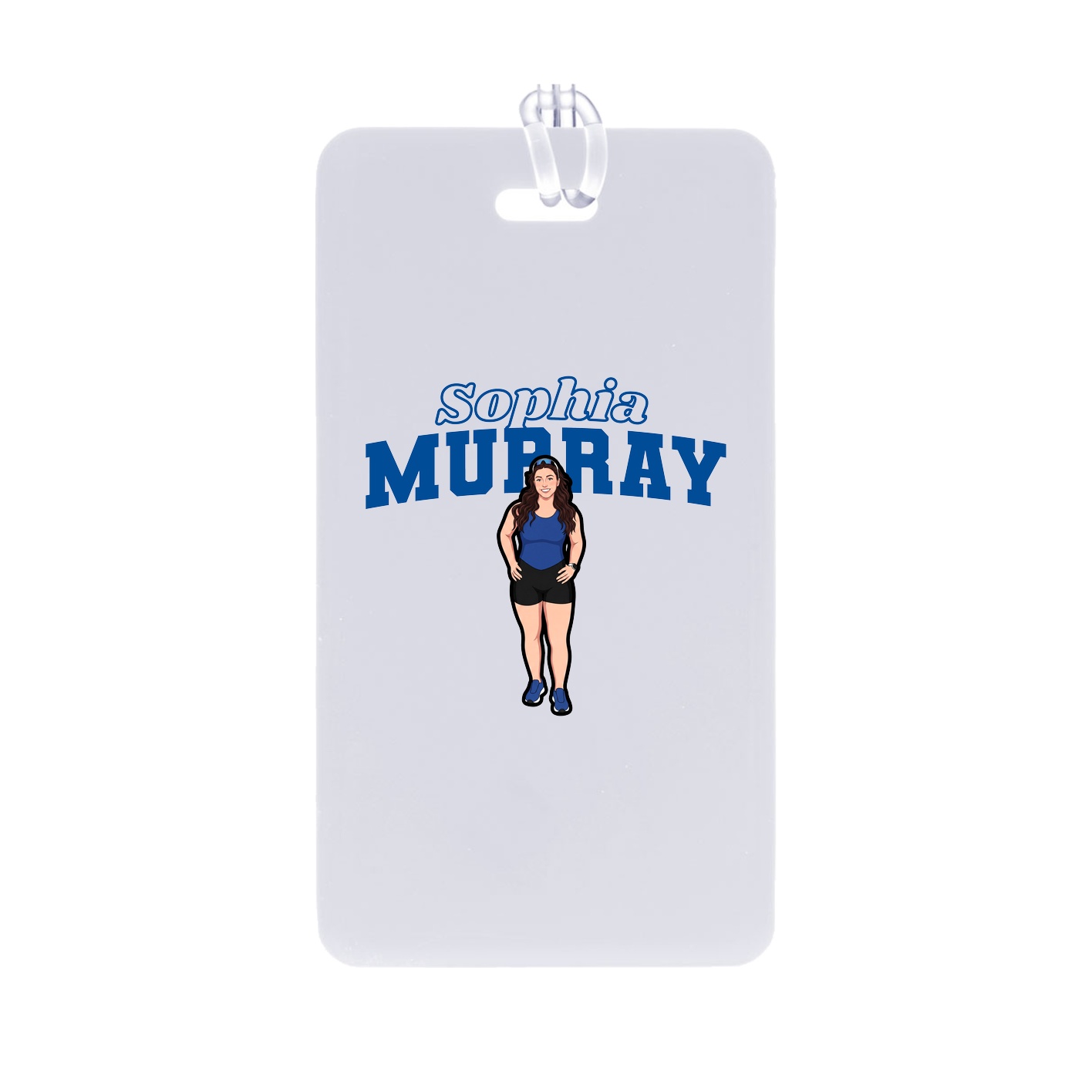 Bag Tag — Name Arch in Classic