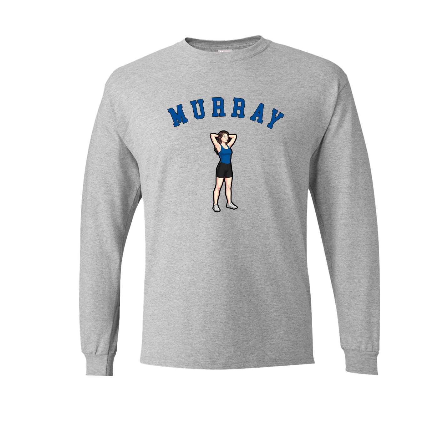 Long Sleeve Tee — Shirsey Arch in Grey