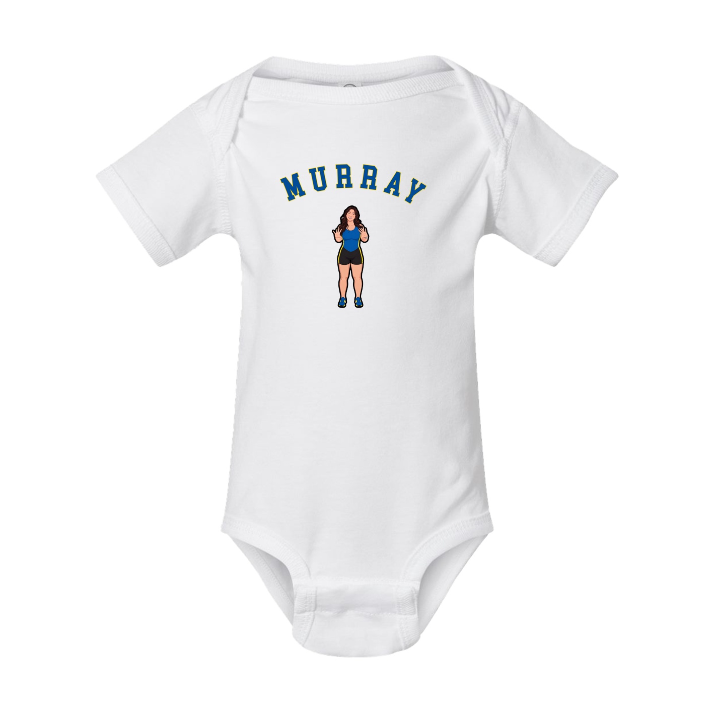 Baby Onesie — Shirsey Arch in White