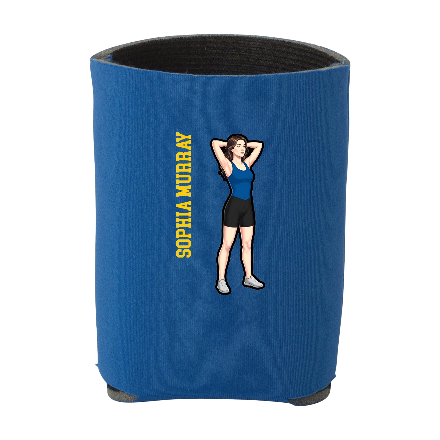 Can Holder — Name Vertical in Royal