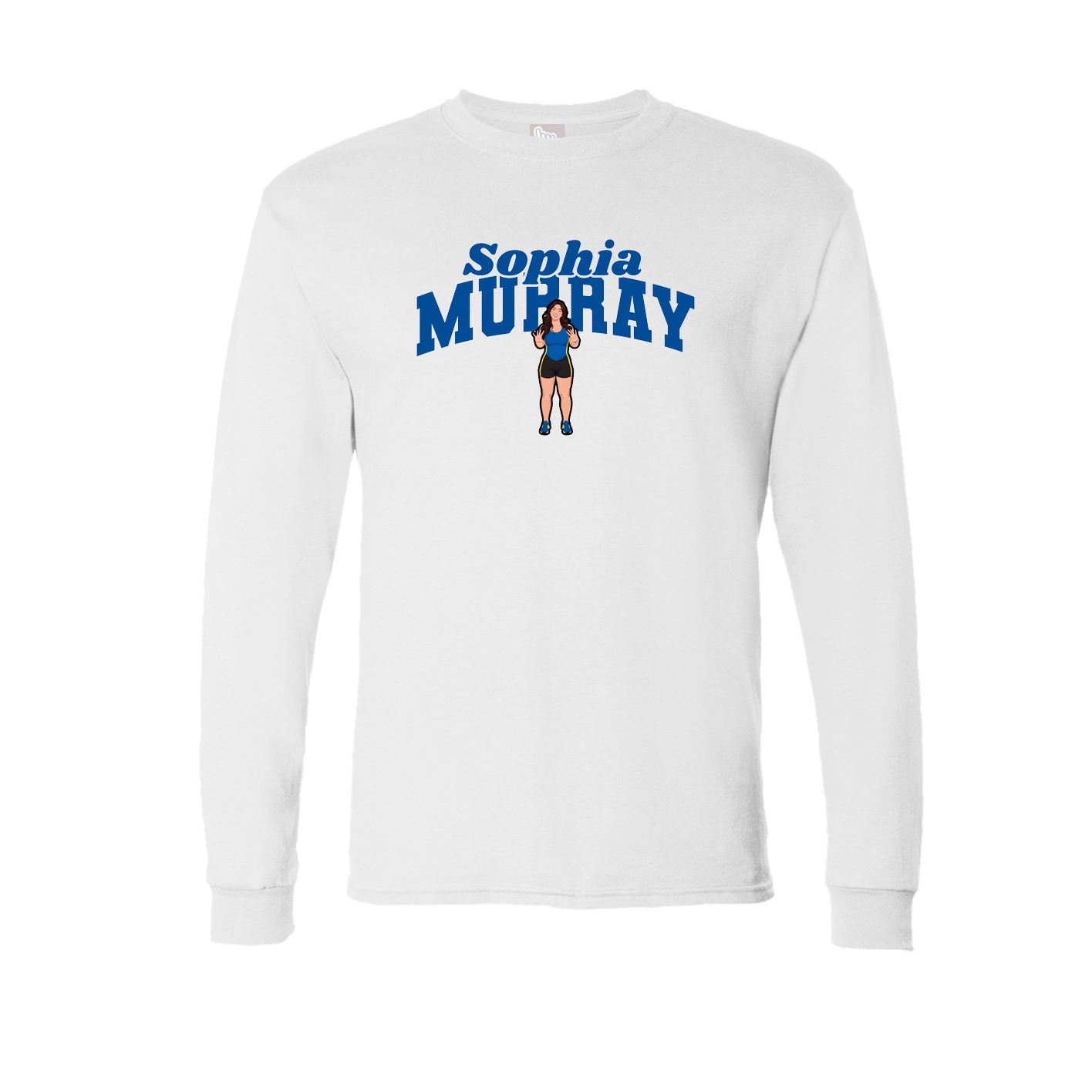 Long Sleeve Tee — Signature Arch in White