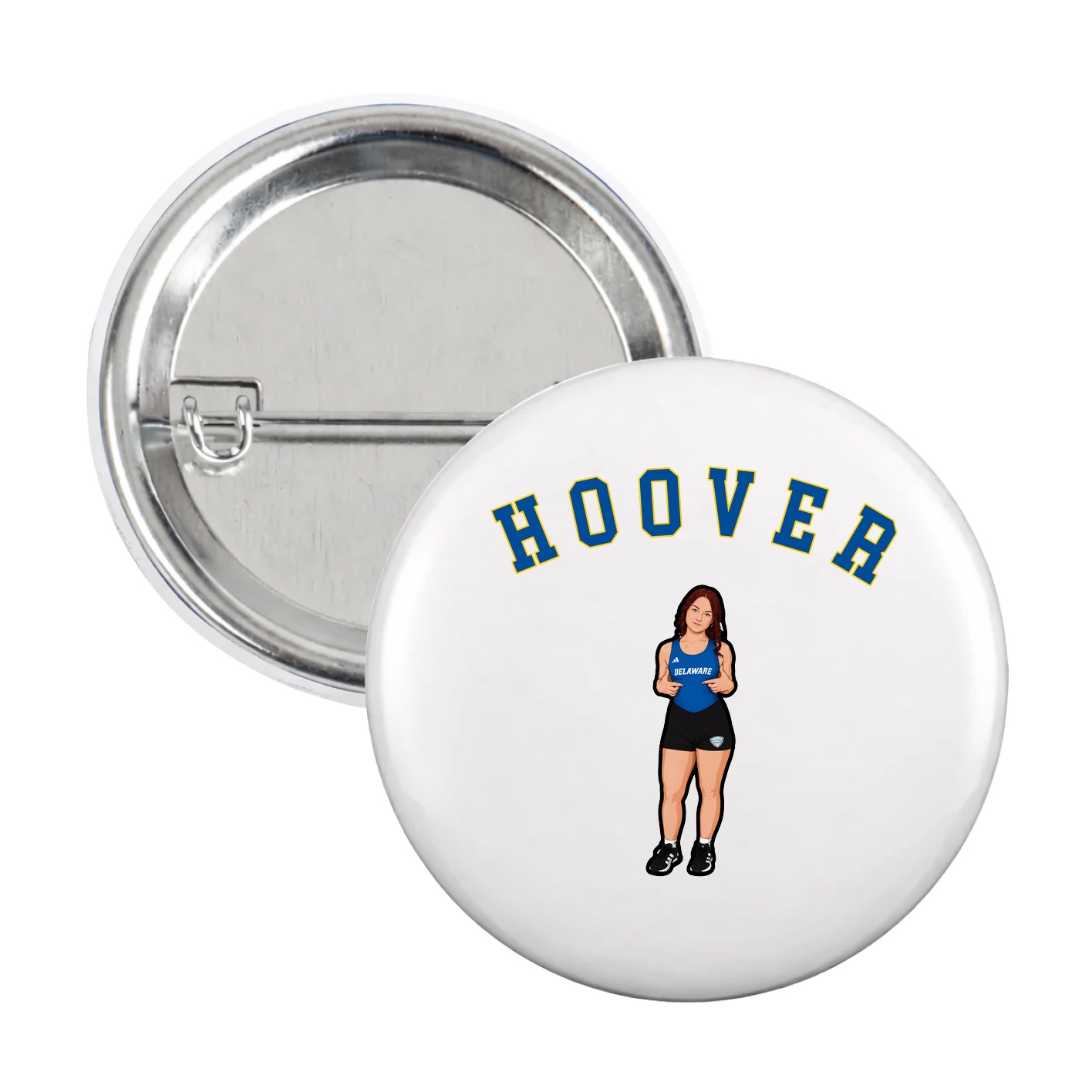 Game Day Button — Shirsey Arch in White