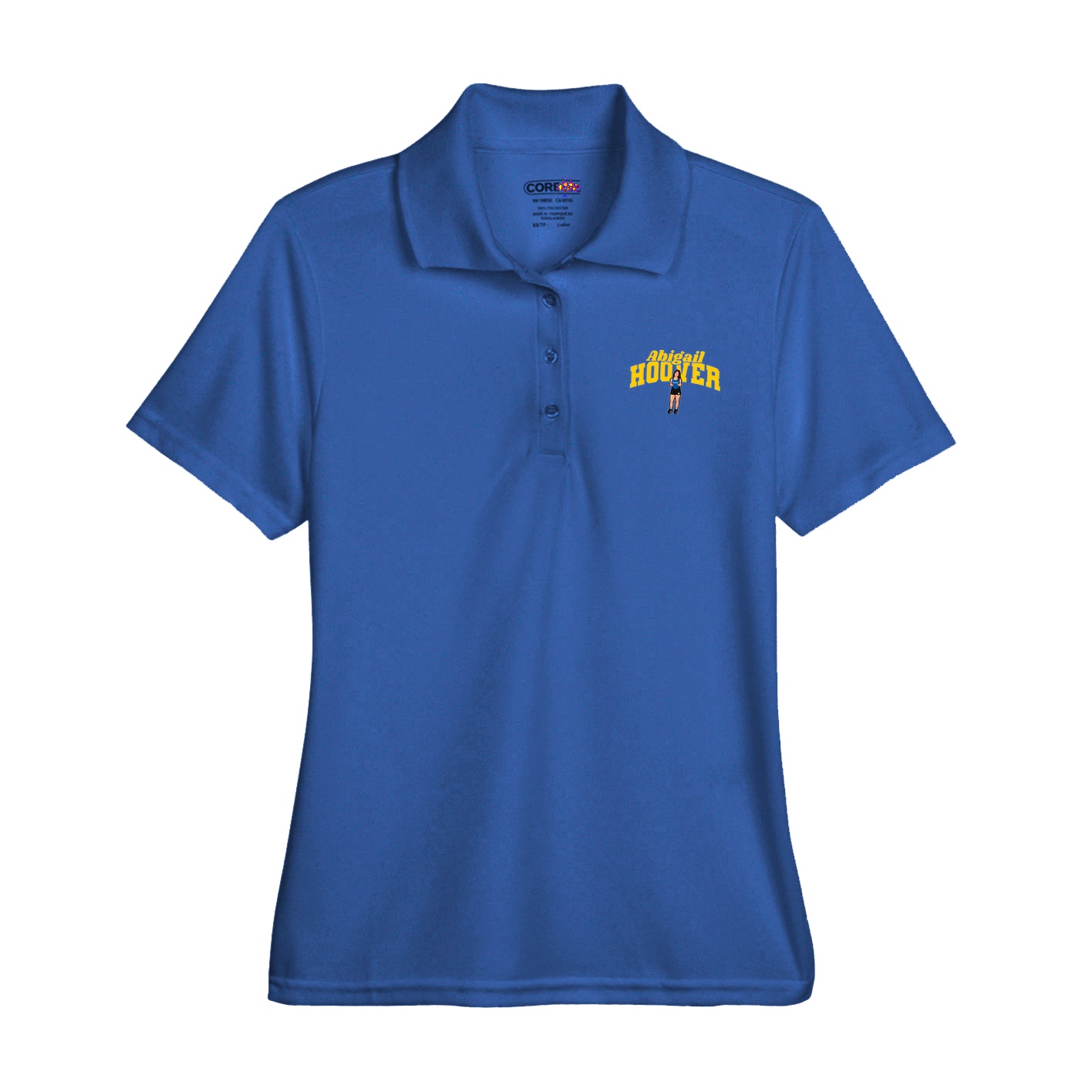 Womens Performance Polo — Signature Arch in Royal