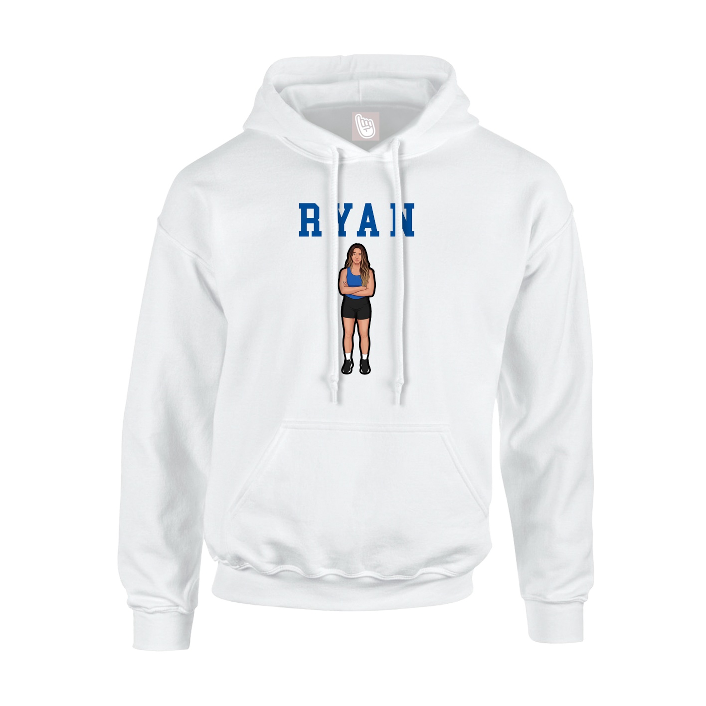 Hoodie — Shirsey in White