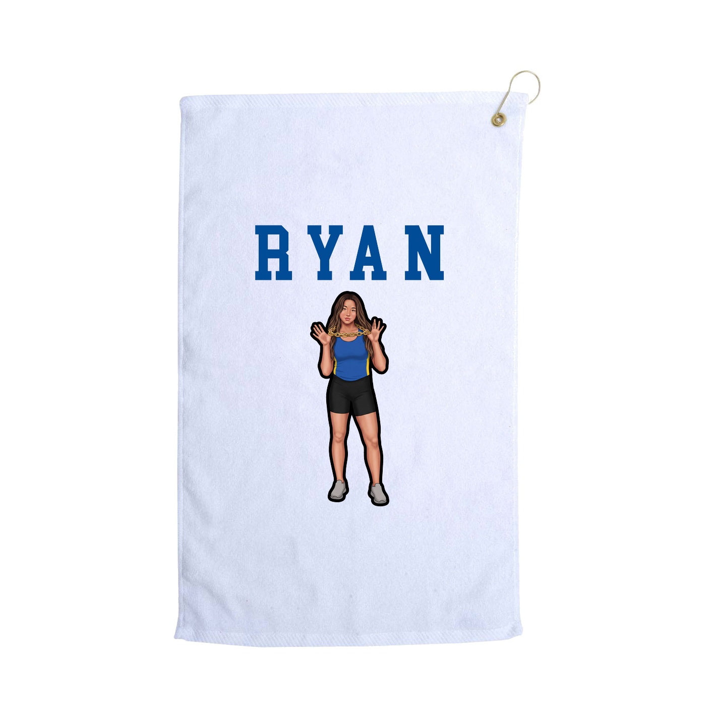 Golf Towel — Shirsey in White