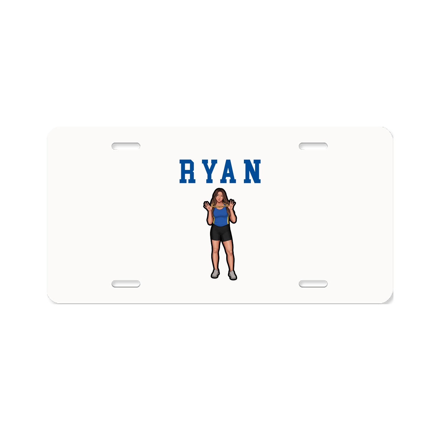 License Plate — Shirsey in Classic