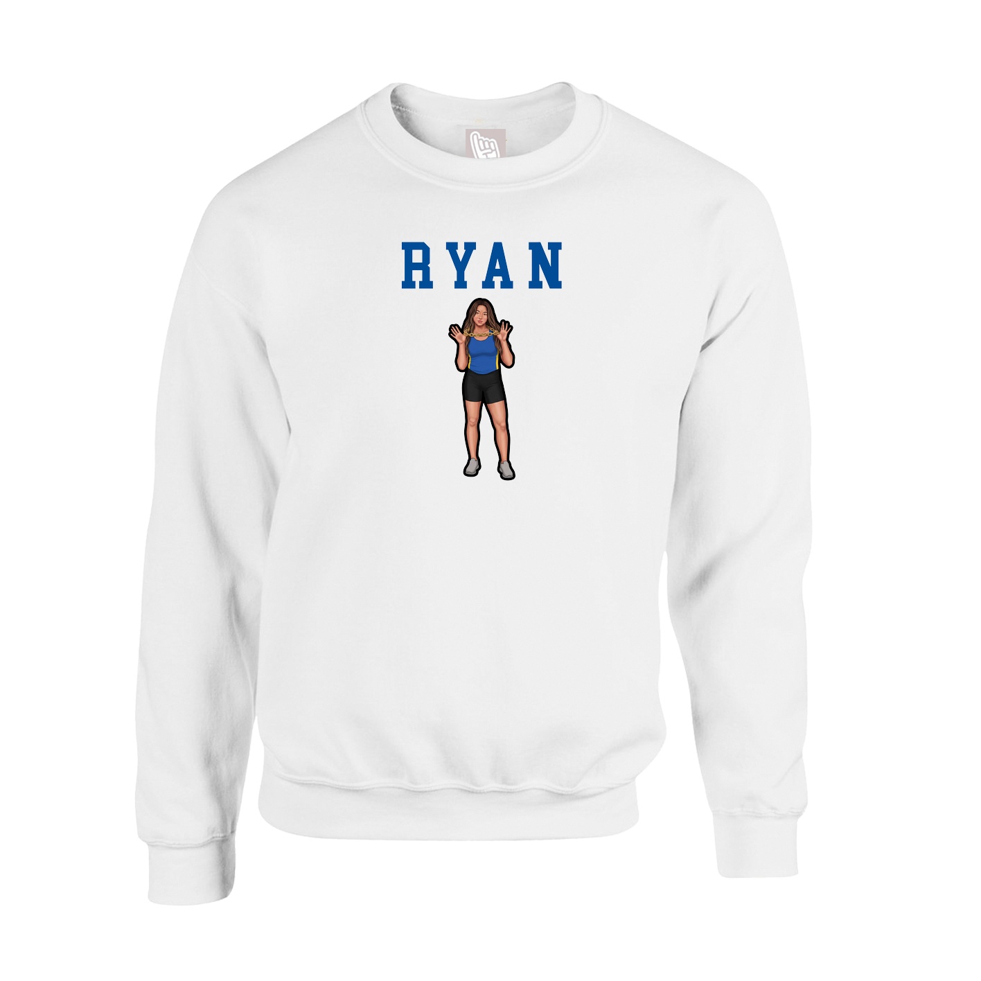 Fleece Crew — Shirsey in White