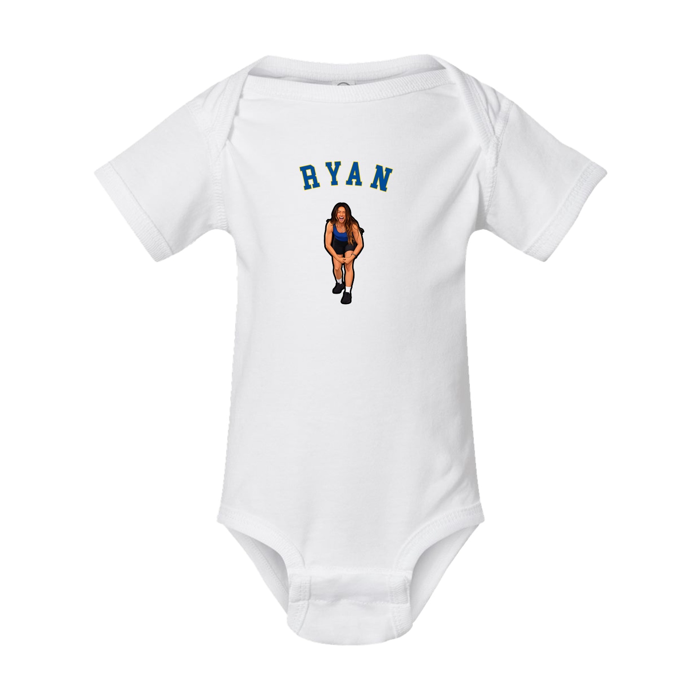 Baby Onesie — Shirsey Arch in White