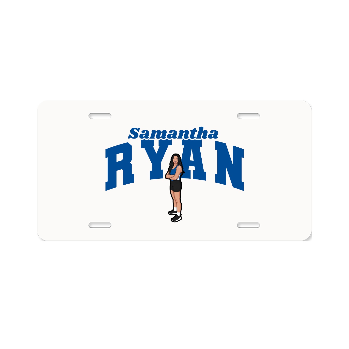 License Plate — Signature Arch in Classic