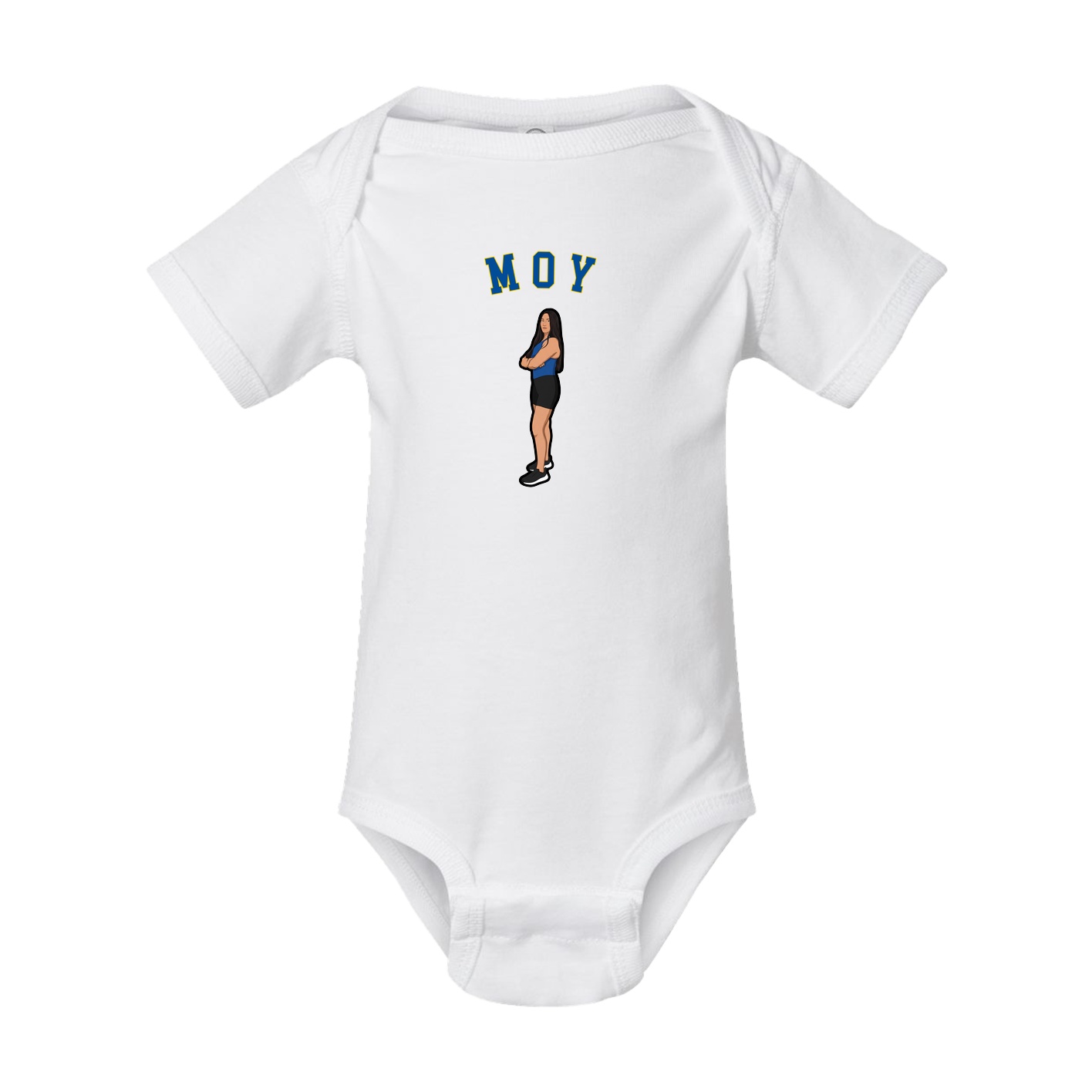 Baby Onesie — Shirsey Arch in White