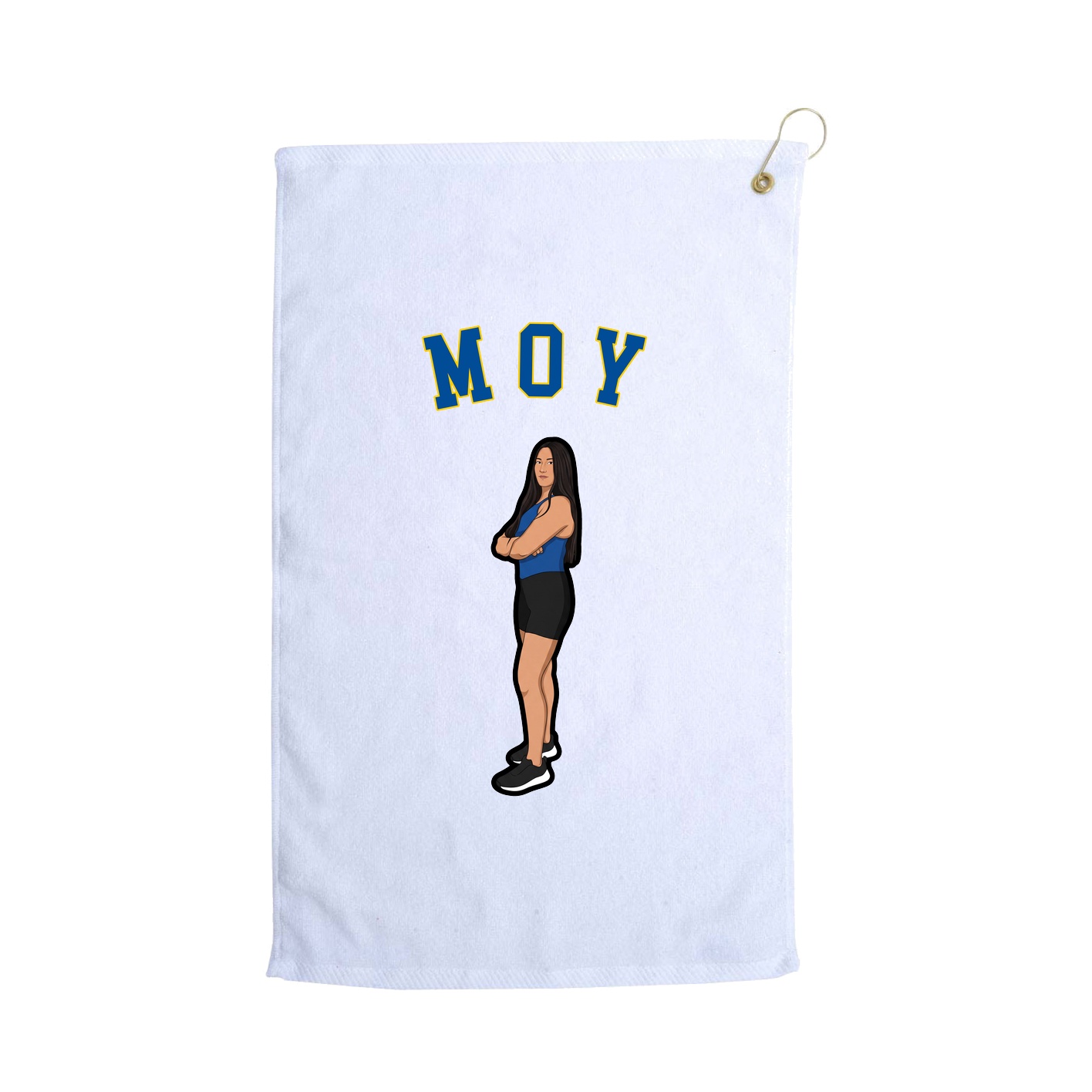 Golf Towel — Shirsey Arch in White