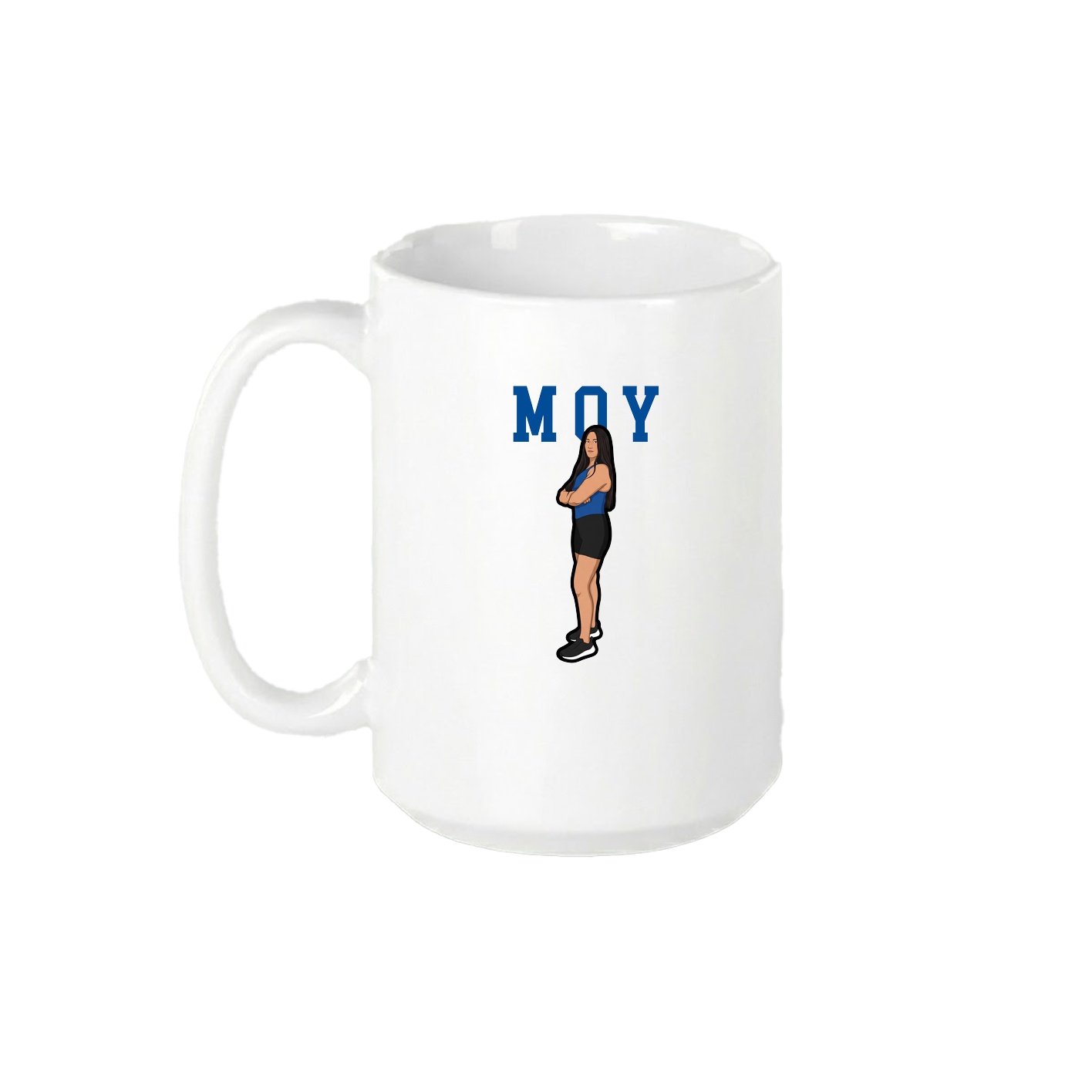 15oz Coffee Mug — Shirsey in White