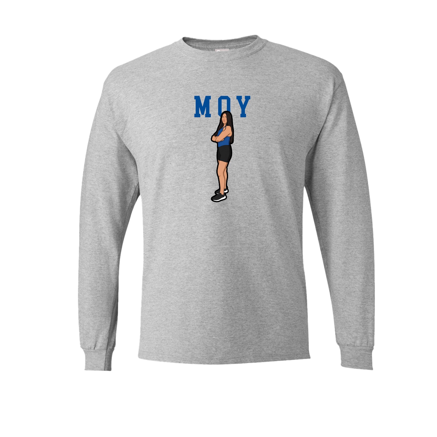 Long Sleeve Tee — Shirsey in Grey