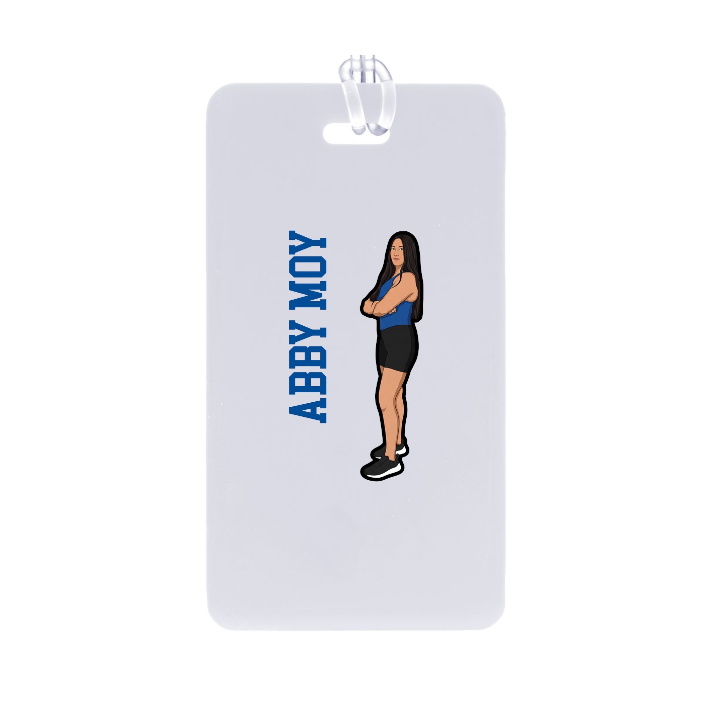 Bag Tag — Name Vertical in Classic