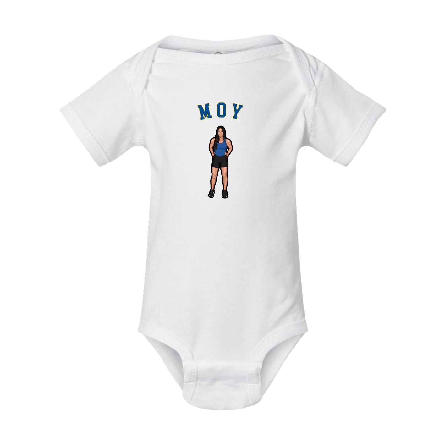 Baby Onesie — Shirsey Arch in White