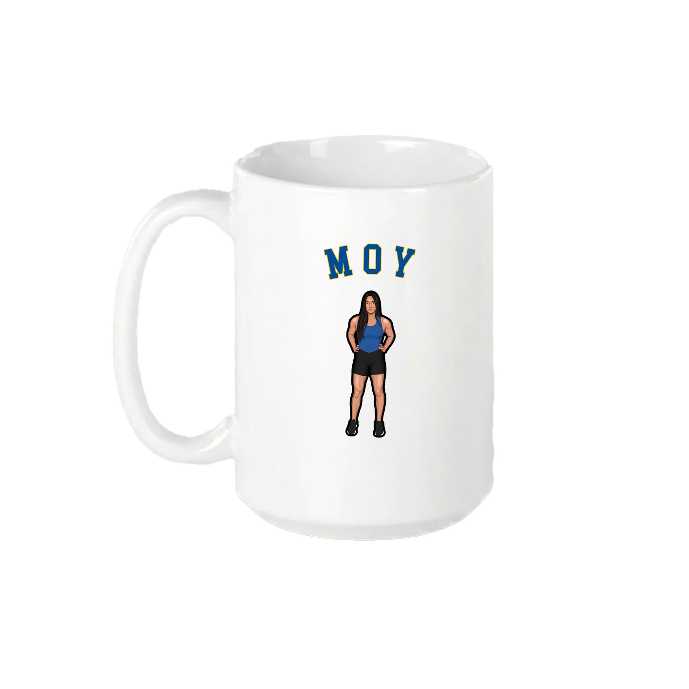 15oz Coffee Mug — Shirsey Arch in White