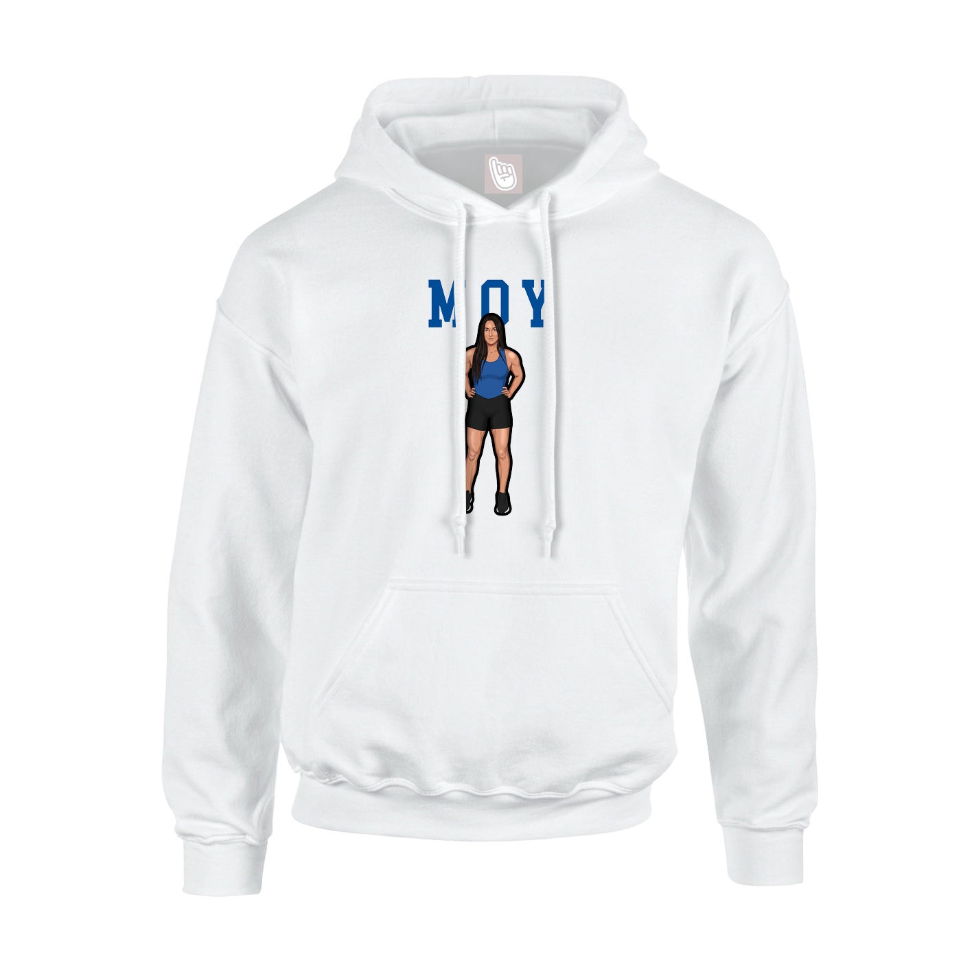 Youth Hoodie — Shirsey in White