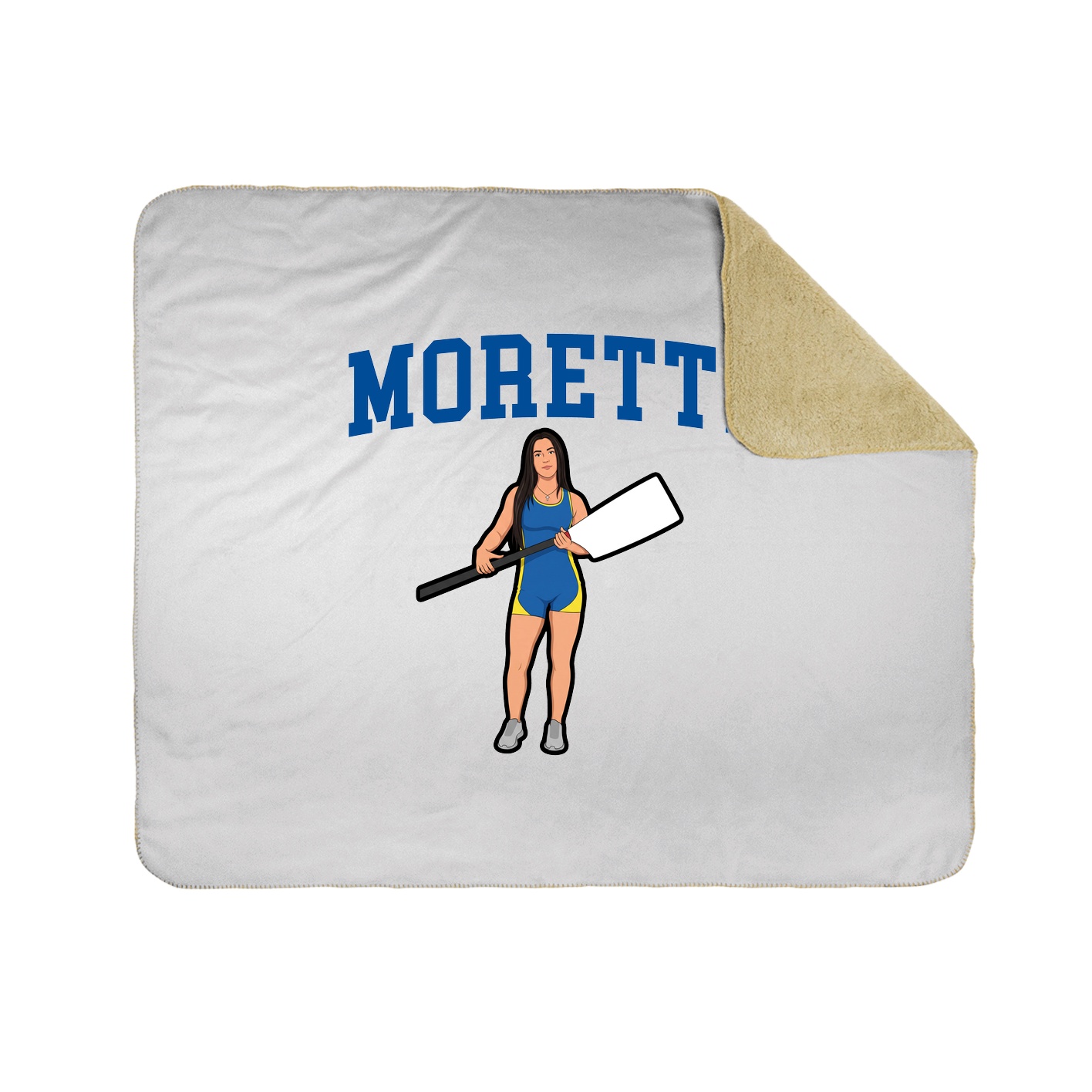 Throw Blanket — Shirsey in White
