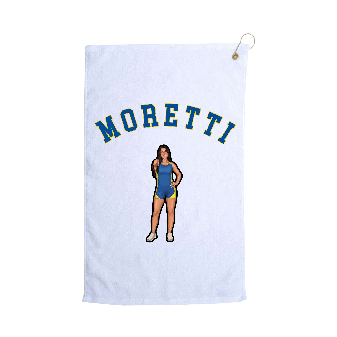 Golf Towel — Shirsey Arch in White
