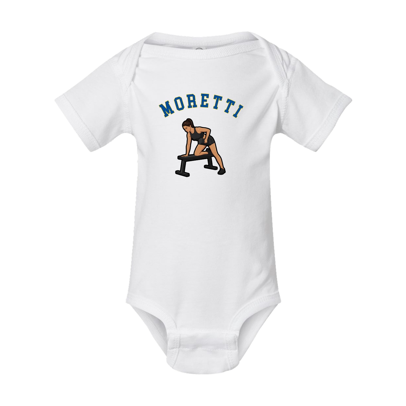 Baby Onesie — Shirsey Arch in White