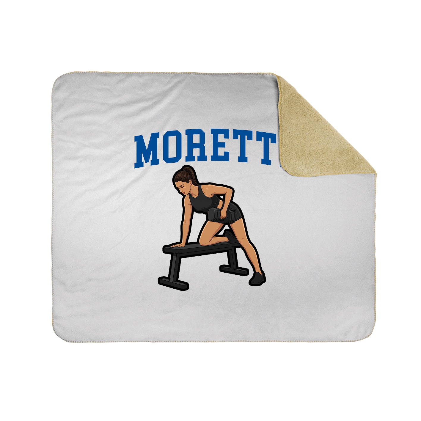 Throw Blanket — Shirsey in White