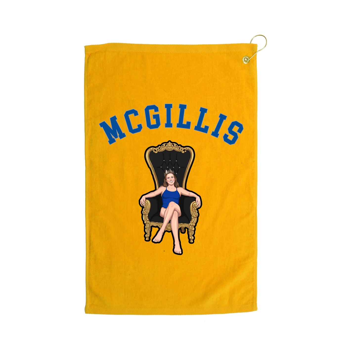 Golf Towel — Shirsey Arch in Gold