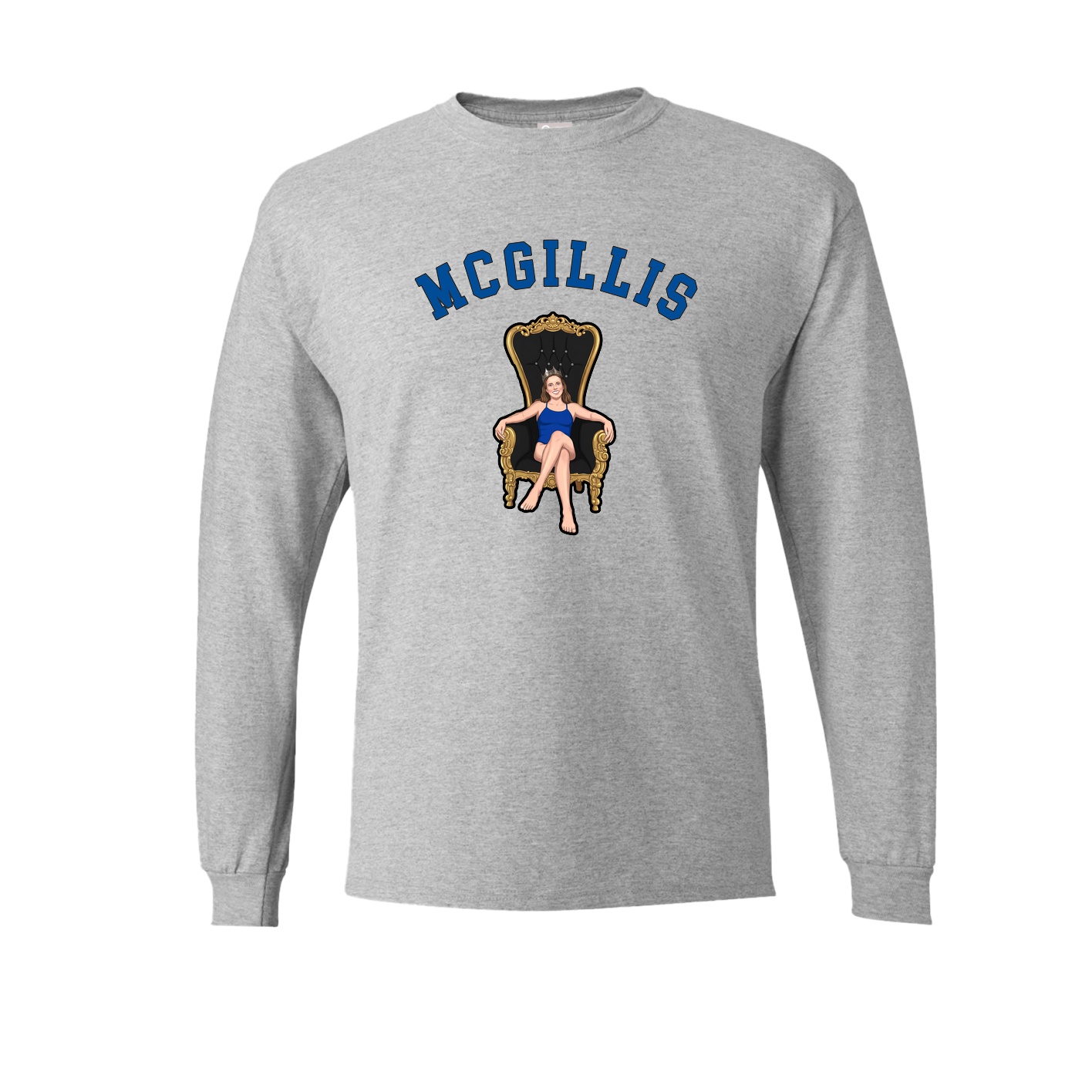 Long Sleeve Tee — Shirsey Arch in Grey